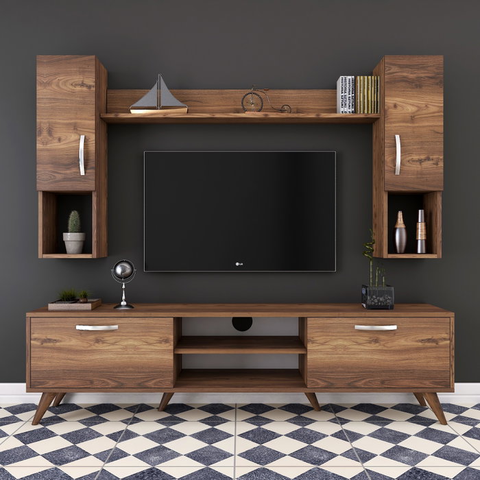 Hanah Home M27 - 284 Mueble de TV Nogal